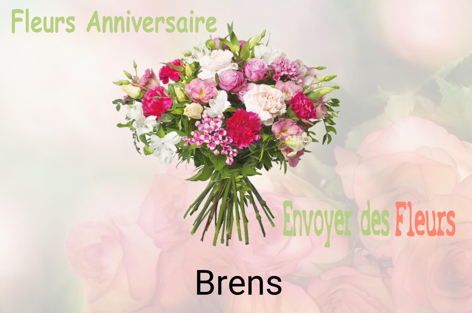 Bouquet de fleurs d’anniversaire livré à Brens